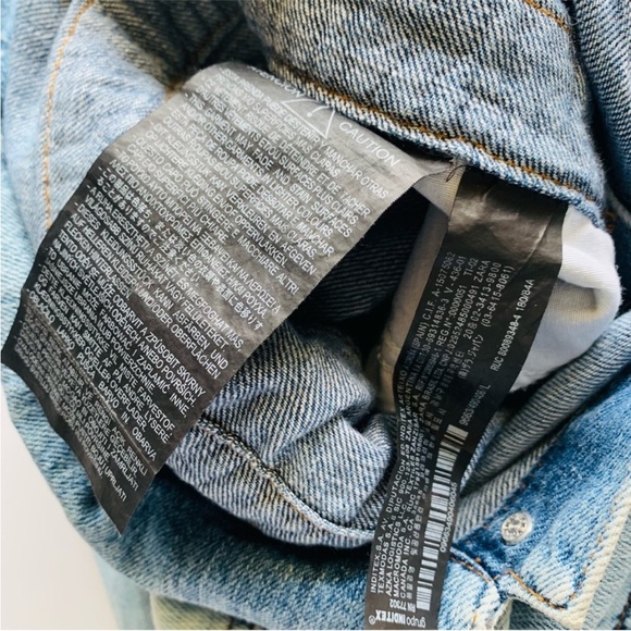 Zara Light Blue Denim Jumpsuit - Picture 5 of 14